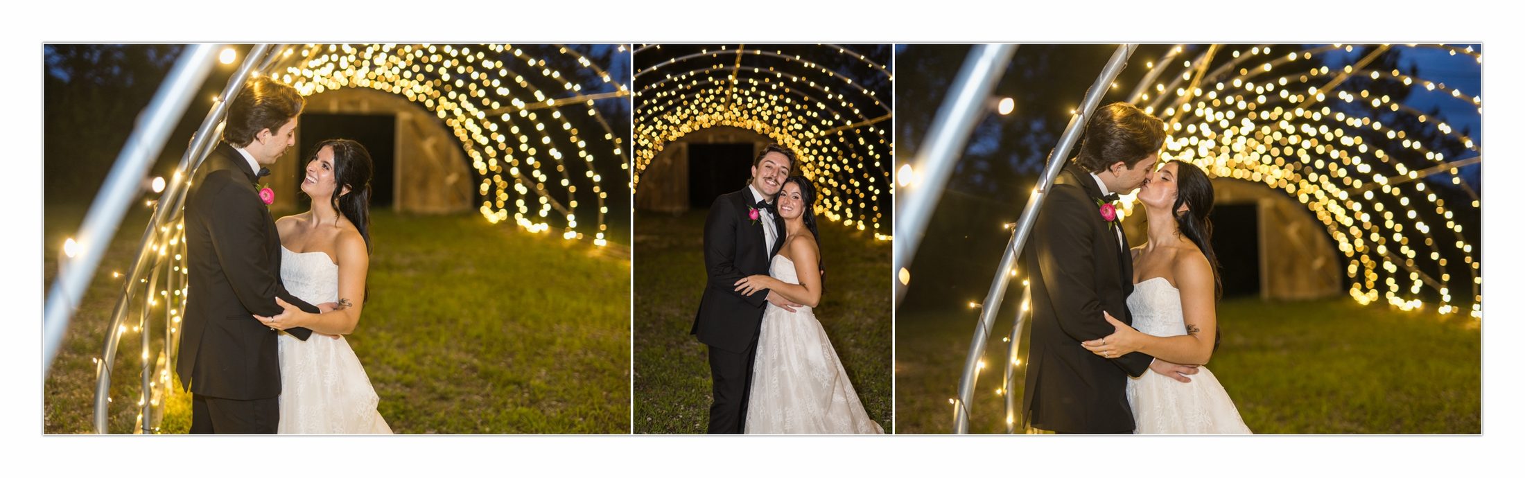 Night portraits beneath the lights