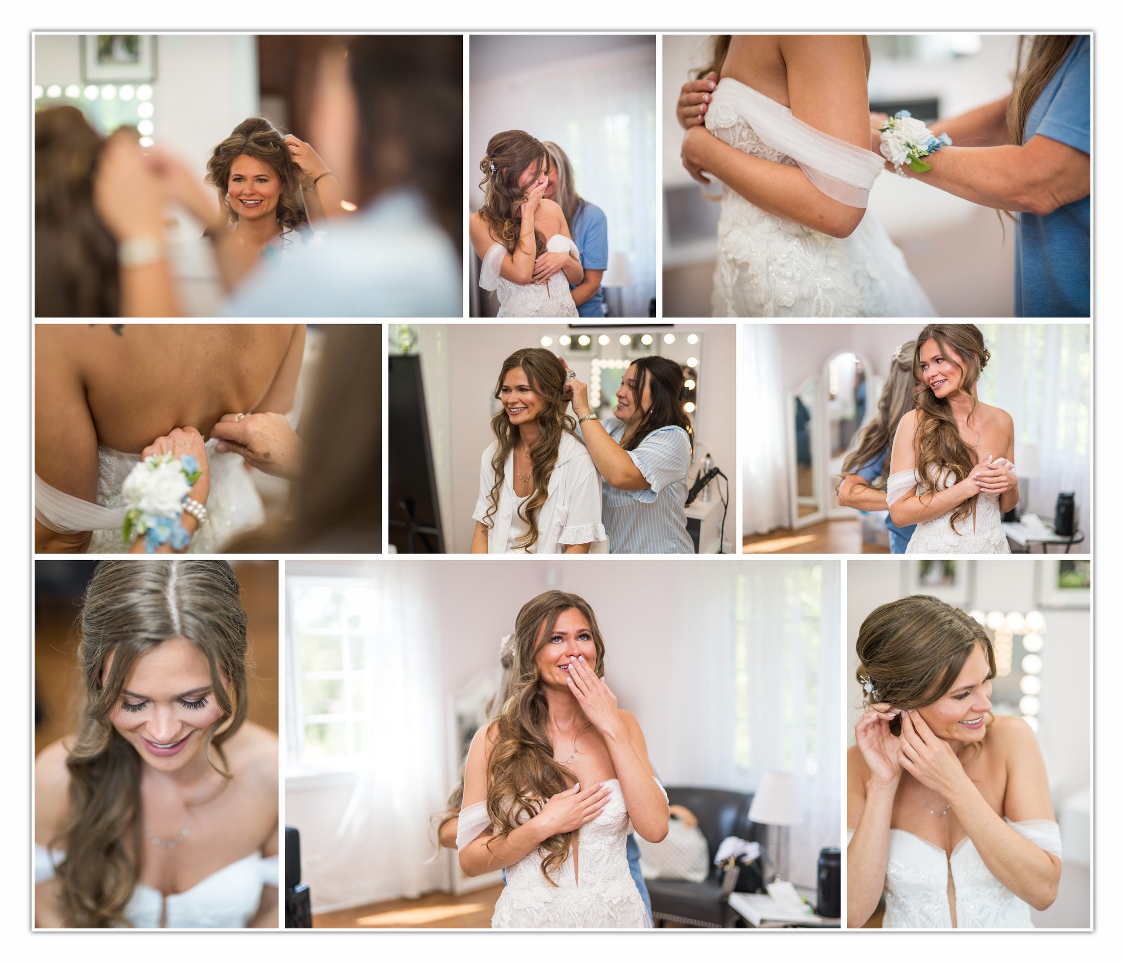 Rebecca getting ready