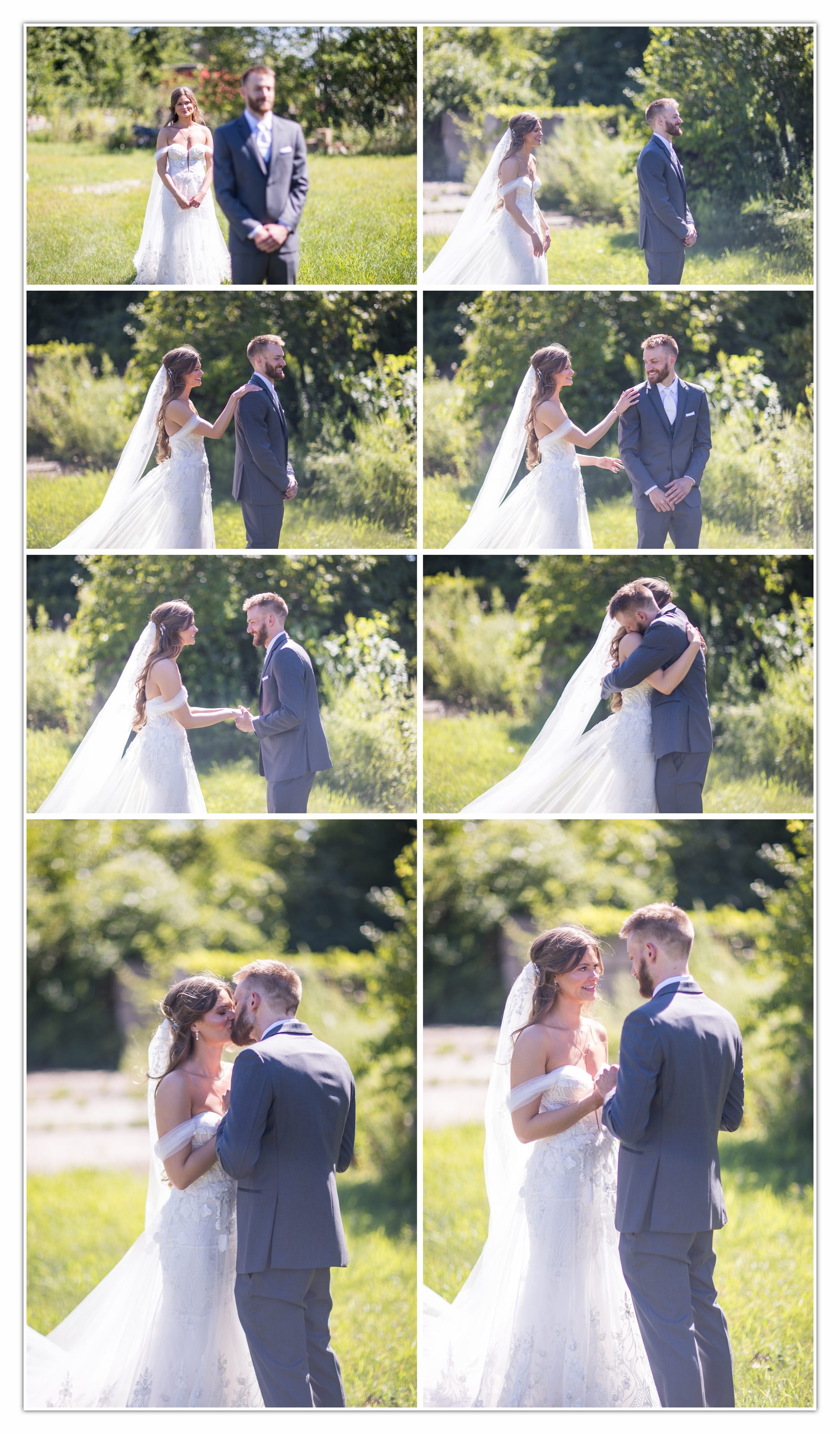 Rebecca and Nick's first look
