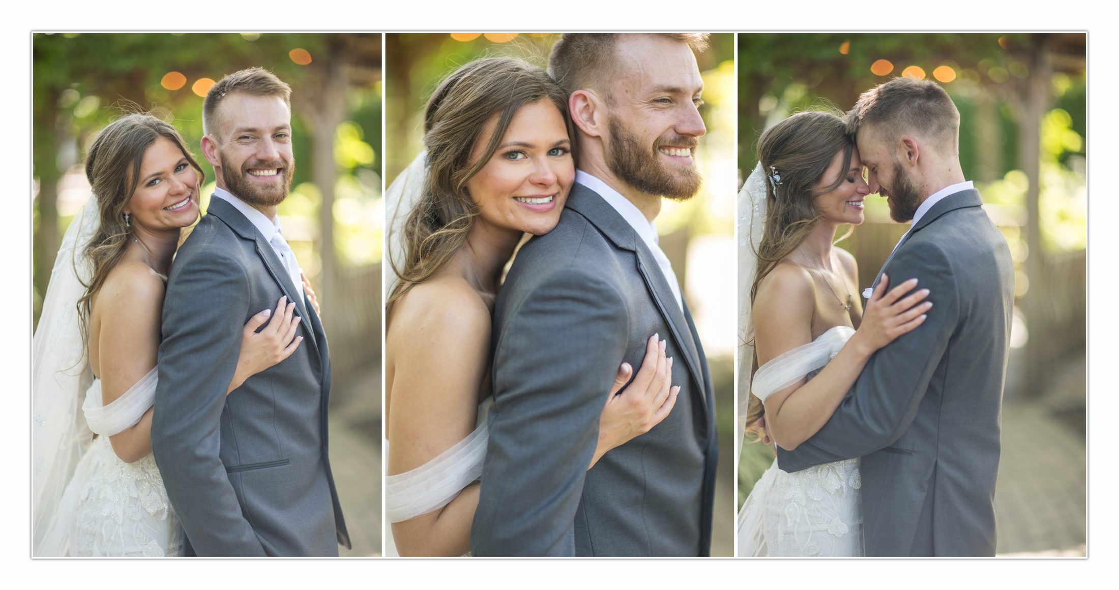Rebecca and Nick together at golden hour