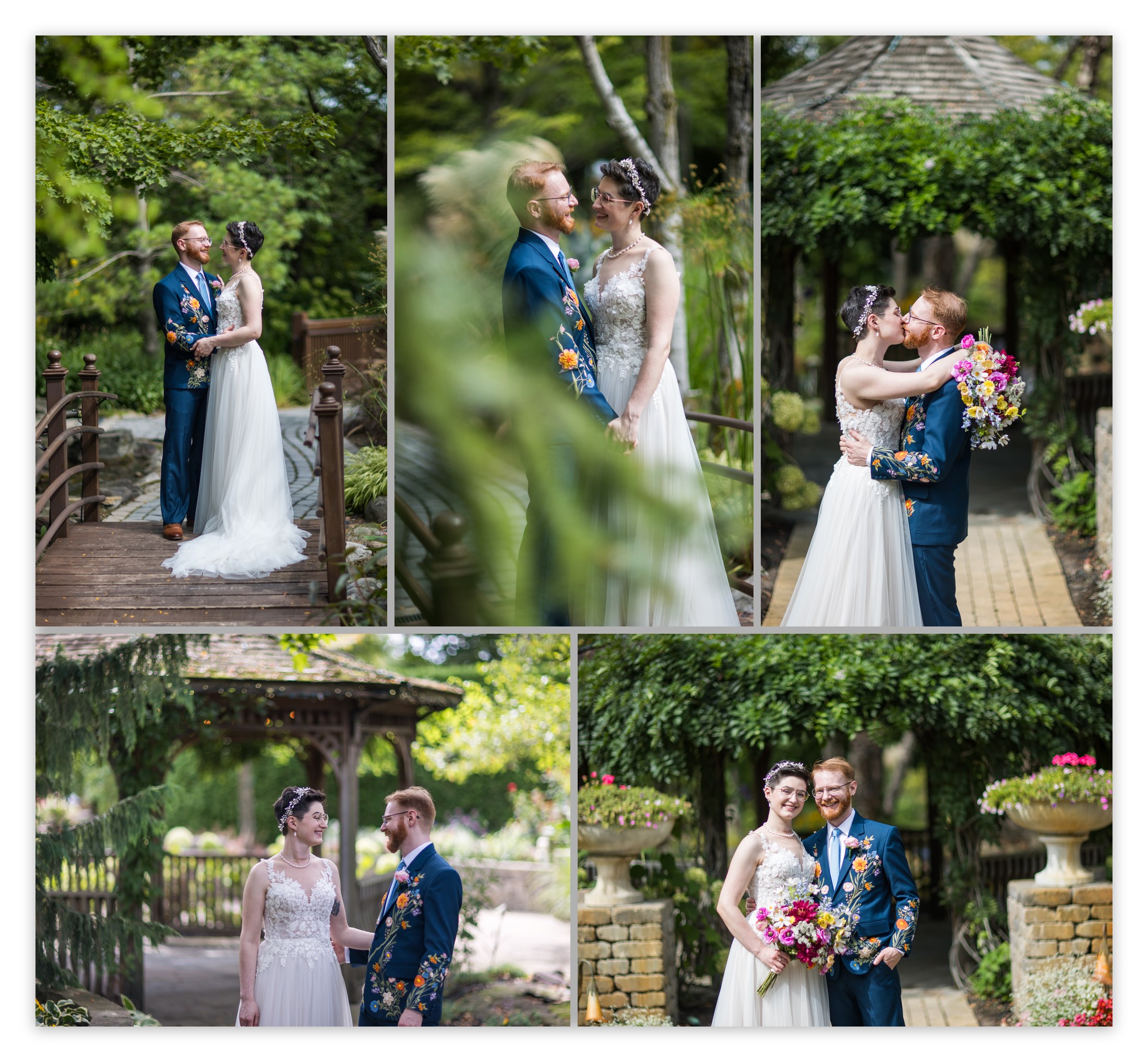 Garden portraits of Rose and Ben