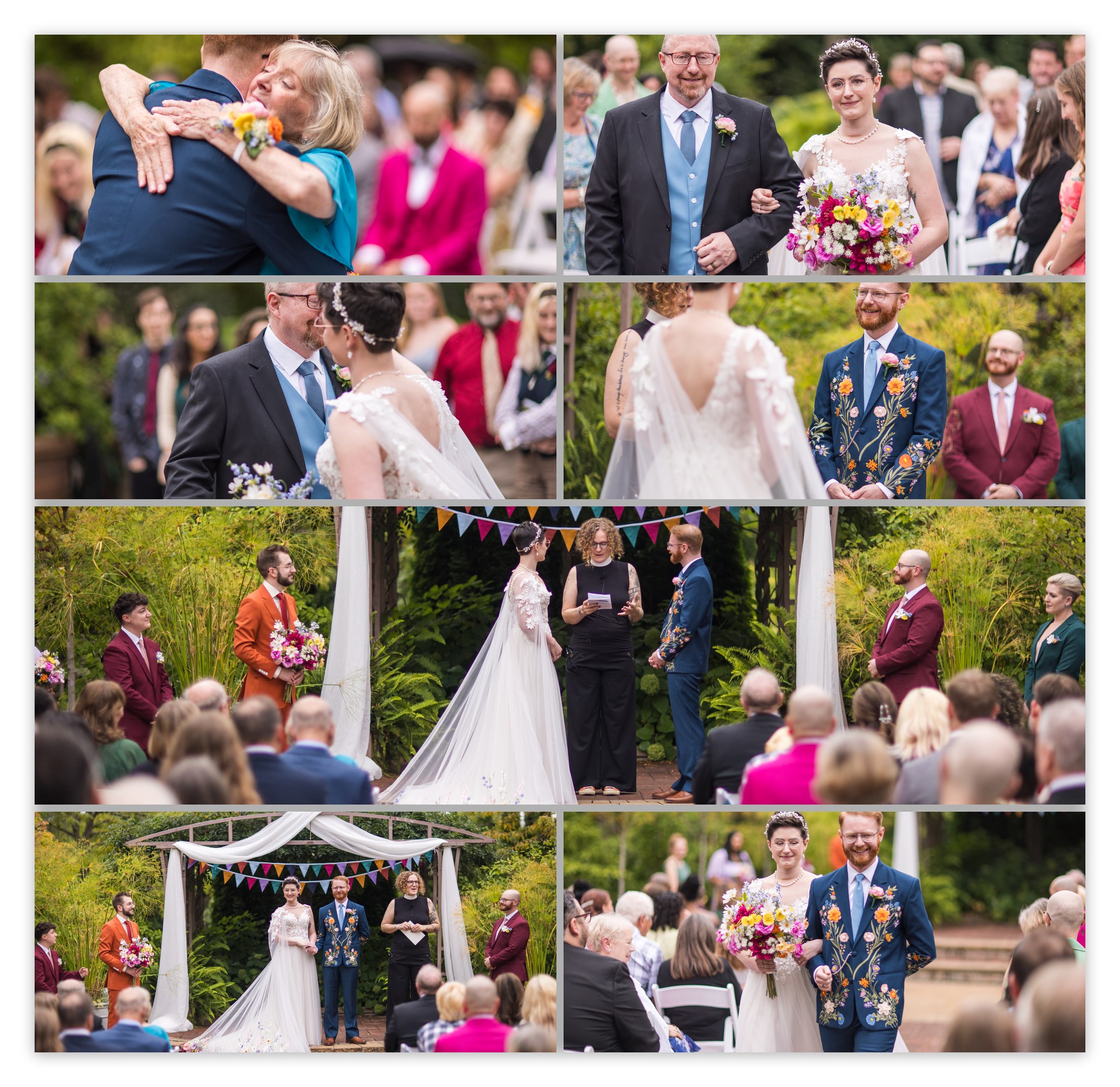 Rose and Ben's ceremony at Gardens of Woodstock