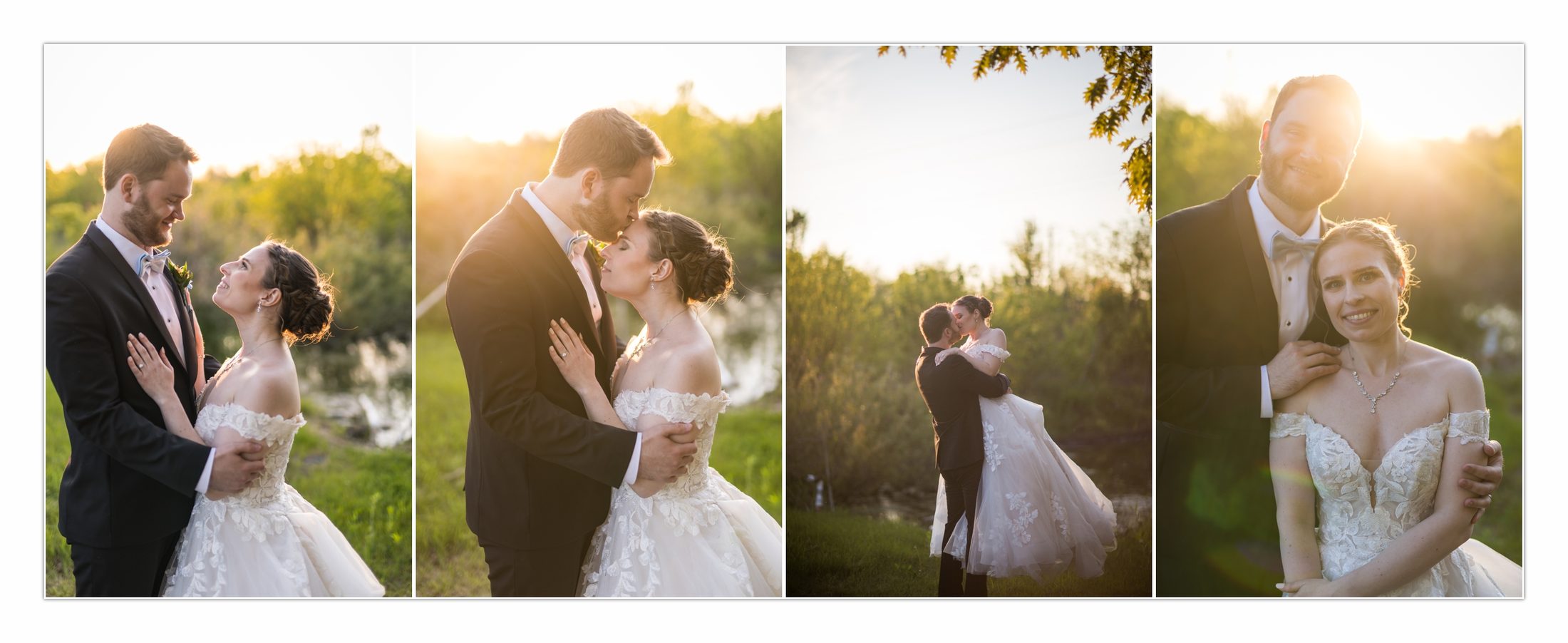 Victoria and Sherman together at golden hour
