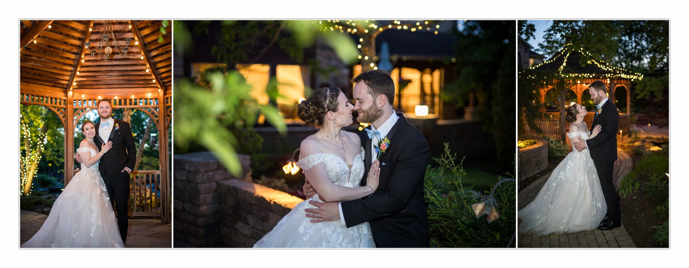 Victoria and Sherman's nighttime garden portraits